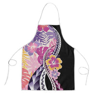 Aloha Vintage Hibiscus Lei Seamless Pattern Apron LT9 Pink - Polynesian Pride