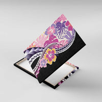 Aloha Vintage Hibiscus Lei Seamless Pattern Canvas Wall Art LT9 With Frame Pink - Polynesian Pride