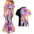 Aloha Vintage Hibiscus Lei Seamless Pattern Couples Matching Mermaid Dress and Hawaiian Shirt - Polynesian Pride