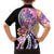 Aloha Vintage Hibiscus Lei Seamless Pattern Family Matching Off The Shoulder Long Sleeve Dress and Hawaiian Shirt - Polynesian Pride
