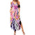 Aloha Vintage Hibiscus Lei Seamless Pattern Family Matching Summer Maxi Dress and Hawaiian Shirt - Polynesian Pride