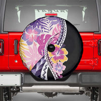 Aloha Vintage Hibiscus Lei Seamless Pattern Spare Tire Cover - Polynesian Pride