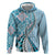 Aloha Vintage Palaka Floral Hawaiian Quilt Hoodie Uliuli Motif - Polynesian Pride