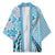 Aloha Vintage Palaka Floral Hawaiian Quilt Kimono Uliuli Motif - Polynesian Pride