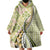 Aloha Vintage Palaka Floral Hawaiian Quilt Wearable Blanket Hoodie Omaomao Motif - Polynesian Pride