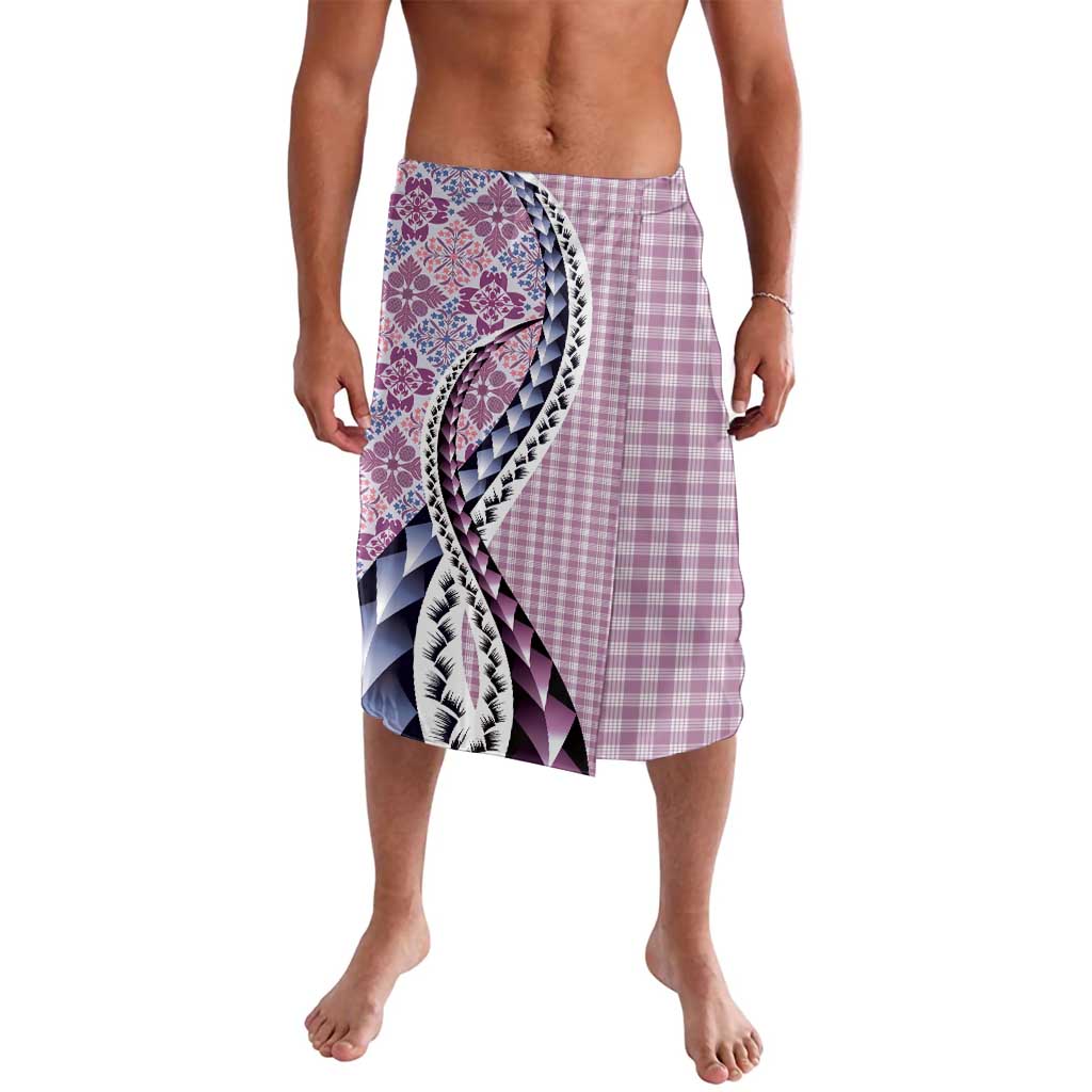 Aloha Vintage Palaka Floral Hawaiian Quilt Lavalava Akala Motif - Polynesian Pride