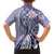 Aloha Vintage Palaka Floral Hawaiian Quilt Family Matching Long Sleeve Bodycon Dress and Hawaiian Shirt Poni Motif - Polynesian Pride