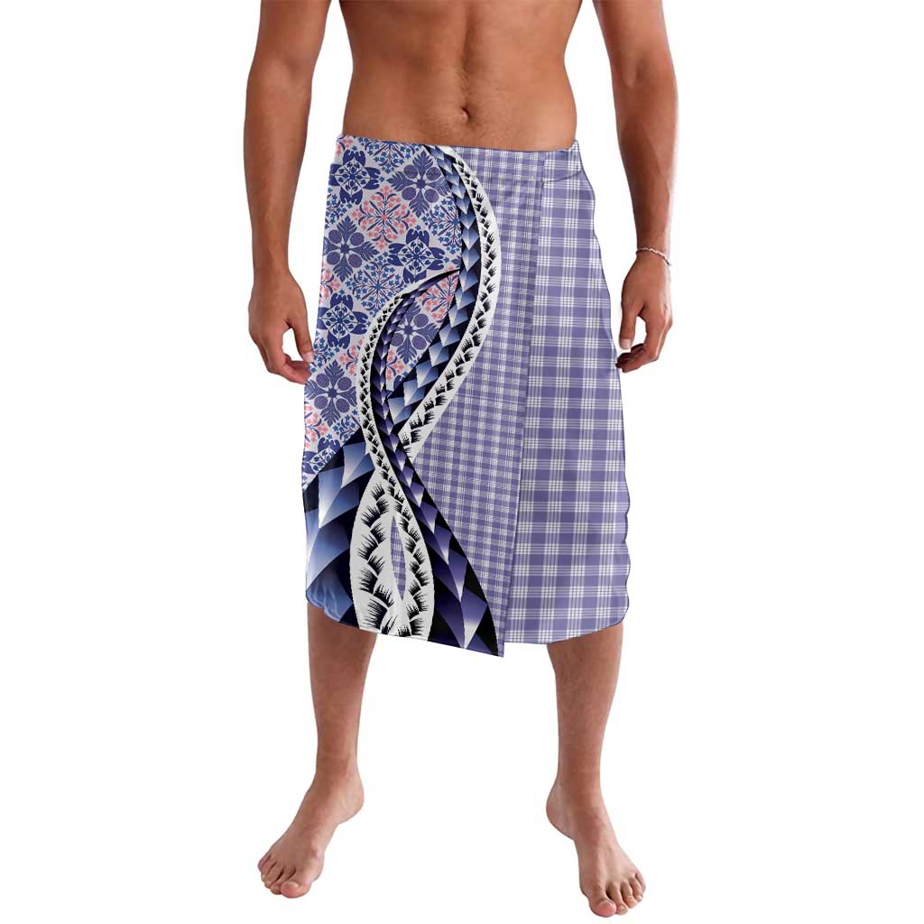 Aloha Vintage Palaka Floral Hawaiian Quilt Lavalava Poni Motif - Polynesian Pride