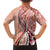 Aloha Vintage Palaka Floral Hawaiian Quilt Family Matching Long Sleeve Bodycon Dress and Hawaiian Shirt Ulaula Motif - Polynesian Pride
