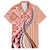 Aloha Vintage Palaka Floral Hawaiian Quilt Family Matching Puletasi and Hawaiian Shirt Ulaula Motif - Polynesian Pride