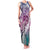 Aloha Vintage Plumeria Hawaiian Tapa Pattern Family Matching Tank Maxi Dress and Hawaiian Shirt Gradient Hawaiian Tapa Pattern - Polynesian Pride