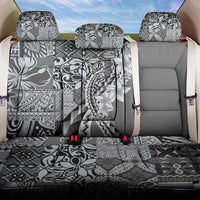 Aloha Vintage Plumeria Hawaiian Tapa Pattern Back Car Seat Cover Gray Hawaiian Tapa Pattern - Polynesian Pride