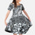 Aloha Vintage Plumeria Hawaiian Tapa Pattern Family Matching Tank Maxi Dress and Hawaiian Shirt Gray Hawaiian Tapa Pattern - Polynesian Pride