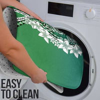 Aloha Vintage Plumeria Hawaiian Tapa Pattern Bathroom Set Green Hawaiian Tapa Pattern - Polynesian Pride