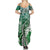 Aloha Vintage Plumeria Hawaiian Tapa Pattern Family Matching Summer Maxi Dress and Hawaiian Shirt Green Hawaiian Tapa Pattern - Polynesian Pride