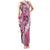 Aloha Vintage Plumeria Hawaiian Tapa Pattern Family Matching Tank Maxi Dress and Hawaiian Shirt Pink Hawaiian Tapa Pattern - Polynesian Pride