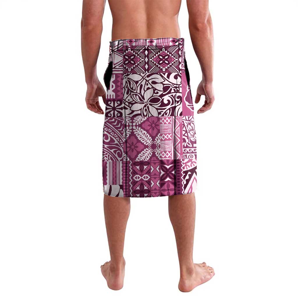 Aloha Vintage Plumeria Hawaiian Tapa Pattern Lavalava Pink Hawaiian Tapa Pattern - Polynesian Pride