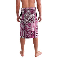 Aloha Vintage Plumeria Hawaiian Tapa Pattern Lavalava Pink Hawaiian Tapa Pattern - Polynesian Pride