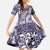 Aloha Vintage Plumeria Hawaiian Tapa Pattern Family Matching Tank Maxi Dress and Hawaiian Shirt Purple Hawaiian Tapa Pattern - Polynesian Pride