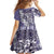 Aloha Vintage Plumeria Hawaiian Tapa Pattern Family Matching Tank Maxi Dress and Hawaiian Shirt Purple Hawaiian Tapa Pattern - Polynesian Pride