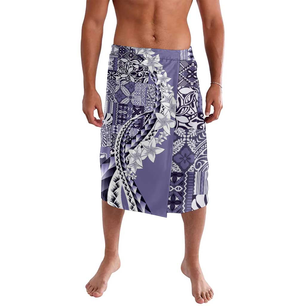 Aloha Vintage Plumeria Hawaiian Tapa Pattern Lavalava Purple Hawaiian Tapa Pattern - Polynesian Pride