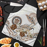 Polynesian Manta Ray Apron Beige Floral Turtle Tattoo LT9 Beige - Polynesian Pride