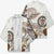 Polynesian Manta Ray Kimono Beige Floral Turtle Tattoo - Polynesian Pride