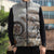 Polynesian Manta Ray Sleeveless Puffer Jacket Beige Floral Turtle Tattoo - Polynesian Pride