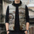 Polynesian Manta Ray Sleeveless Puffer Jacket Beige Floral Turtle Tattoo - Polynesian Pride