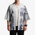 Polynesian Manta Ray Kimono Blue Floral Turtle Tattoo - Polynesian Pride