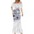 Polynesian Manta Ray Mermaid Dress Blue Floral Turtle Tattoo - Polynesian Pride