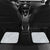 Polynesian Manta Ray Car Mats Gray Floral Turtle Tattoo - Polynesian Pride