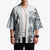 Polynesian Manta Ray Kimono Gray Floral Turtle Tattoo - Polynesian Pride
