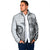 Polynesian Manta Ray Padded Jacket Gray Floral Turtle Tattoo - Polynesian Pride