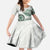 Polynesian Manta Ray Family Matching Tank Maxi Dress and Hawaiian Shirt Green Floral Turtle Tattoo - Polynesian Pride