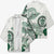 Polynesian Manta Ray Kimono Green Floral Turtle Tattoo - Polynesian Pride