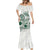 Polynesian Manta Ray Mermaid Dress Green Floral Turtle Tattoo - Polynesian Pride