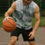 Polynesian Manta Ray Sleeveless Hoodie Green Floral Turtle Tattoo - Polynesian Pride