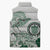 Polynesian Manta Ray Sleeveless Puffer Jacket Green Floral Turtle Tattoo - Polynesian Pride