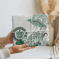 Polynesian Manta Ray Wrapping Paper Green Floral Turtle Tattoo LT9 - Polynesian Pride