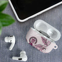 Polynesian Manta Ray AirPods Case Pink Floral Turtle Tattoo LT9 - Polynesian Pride
