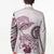 Polynesian Manta Ray Blazer Pink Floral Turtle Tattoo - Polynesian Pride