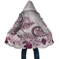 Polynesian Manta Ray Cloak Pink Floral Turtle Tattoo - Polynesian Pride