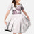 Polynesian Manta Ray Family Matching Mermaid Dress and Hawaiian Shirt Pink Floral Turtle Tattoo - Polynesian Pride