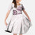 Polynesian Manta Ray Family Matching Off Shoulder Maxi Dress and Hawaiian Shirt Pink Floral Turtle Tattoo - Polynesian Pride