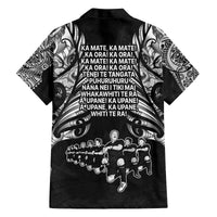 New Zealand Rugby Family Matching Summer Maxi Dress and Hawaiian Shirt Black Haka Dance With NZ Champions History LT9 - Polynesian Pride