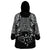 New Zealand Rugby Wearable Blanket Hoodie Black Haka Dance With NZ Champions History LT9 - Polynesian Pride