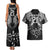 Custom New Zealand Rugby Couples Matching Tank Maxi Dress and Hawaiian Shirt Black Haka Dance With NZ Champions History LT9 - Polynesian Pride