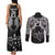 Custom New Zealand Rugby Couples Matching Tank Maxi Dress and Long Sleeve Button Shirt Black Haka Dance With NZ Champions History LT9 - Polynesian Pride