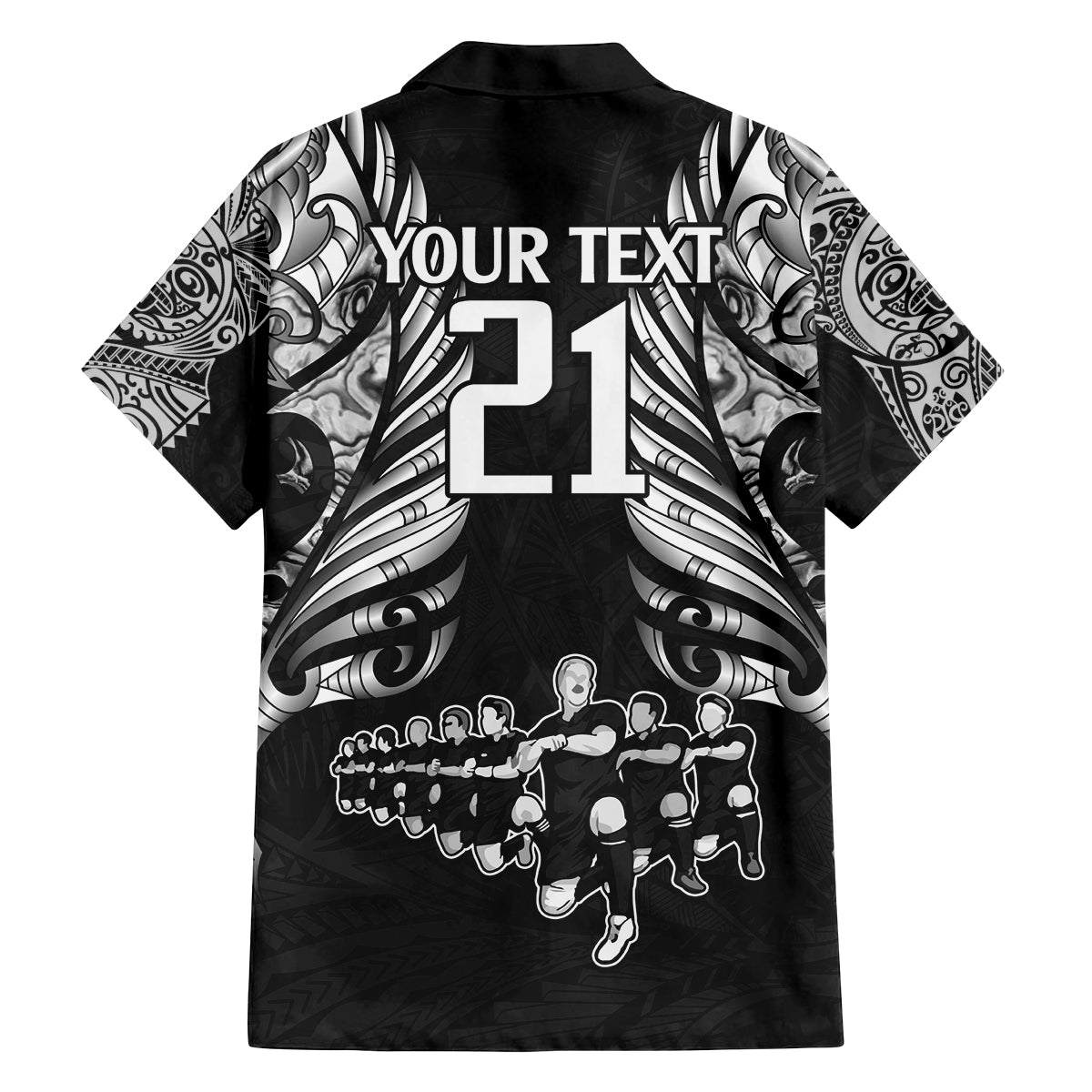 Custom New Zealand Rugby Family Matching Summer Maxi Dress and Hawaiian Shirt Black Haka Dance With NZ Champions History LT9 - Polynesian Pride
